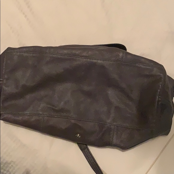 Longchamp large le pliage cuir in medium grey! - Picture 5 of 6